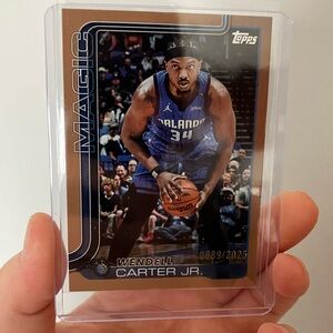 Topps Wendell Carter Jr. 0889/2025 Numbered Card NBA 25/26